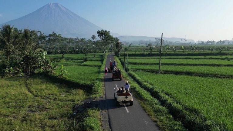 Teras Semeru Pronojiwo Pesona Wisata Alam Instagramable dengan Latar Gunung Semeru di Lumajang