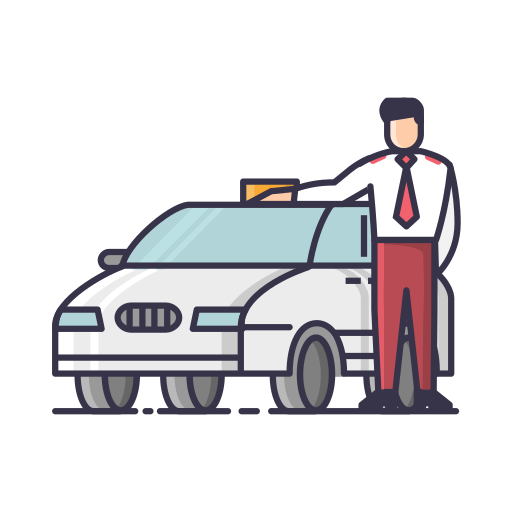 Icon Rental Mobil dengan Driver